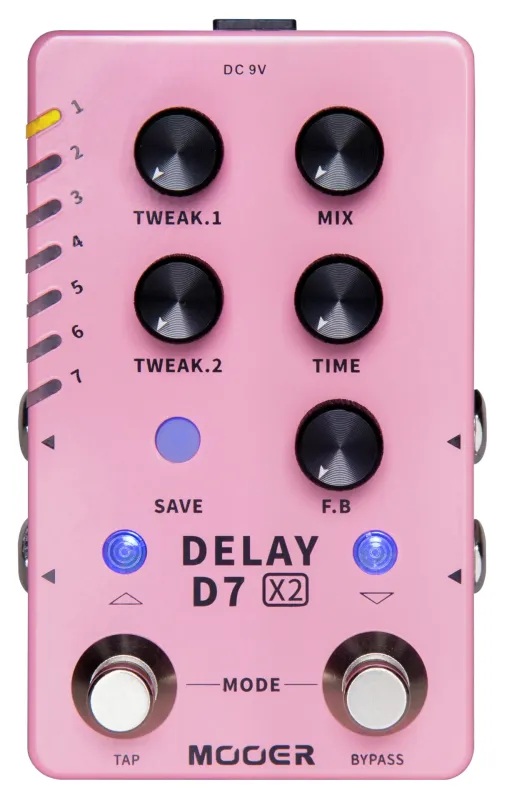 Mooer D7 X2 Delay - Multi-Delay