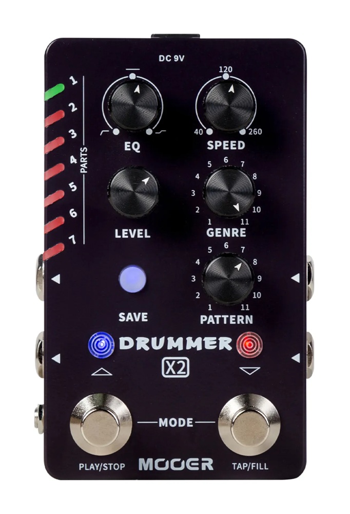 Mooer Drummer X2 - bungu mašīnas
