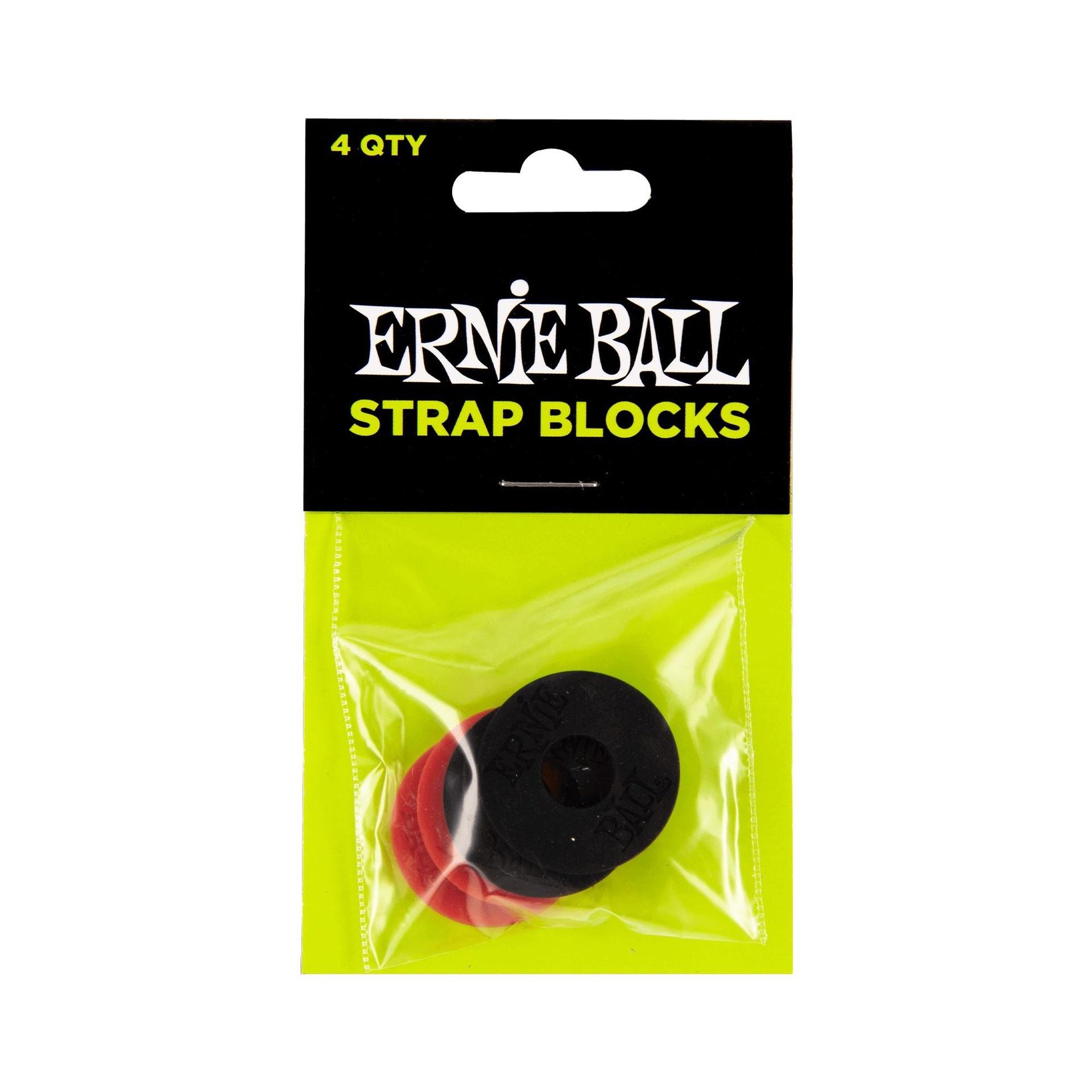 Ernie Ball Strap Blocks - Red