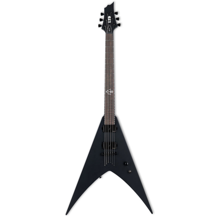 ESP LTD HEX-6 Black Satin elektriskā