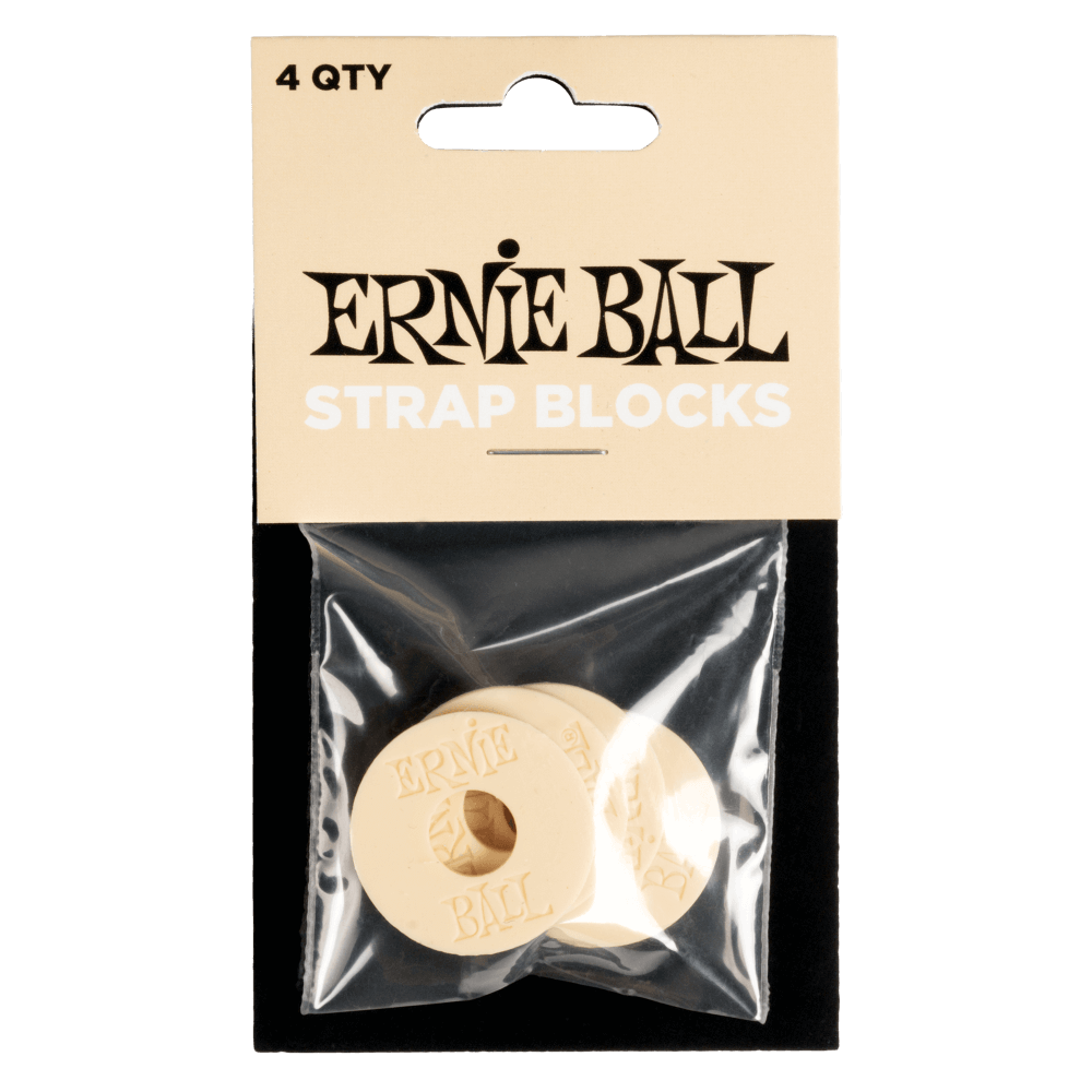 Ernie Ball Strap Blocks - Cream