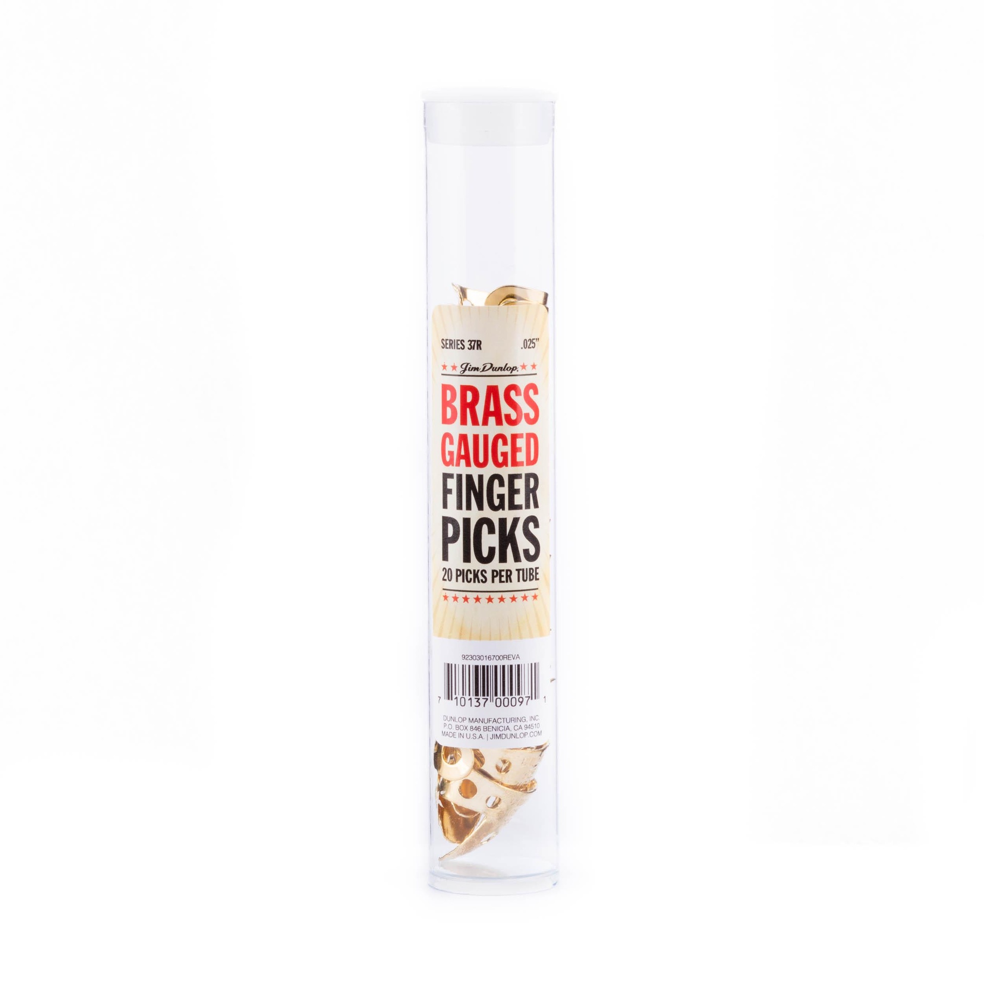 Jim Dunlop 37R025 Brass Fingerpicks .025"