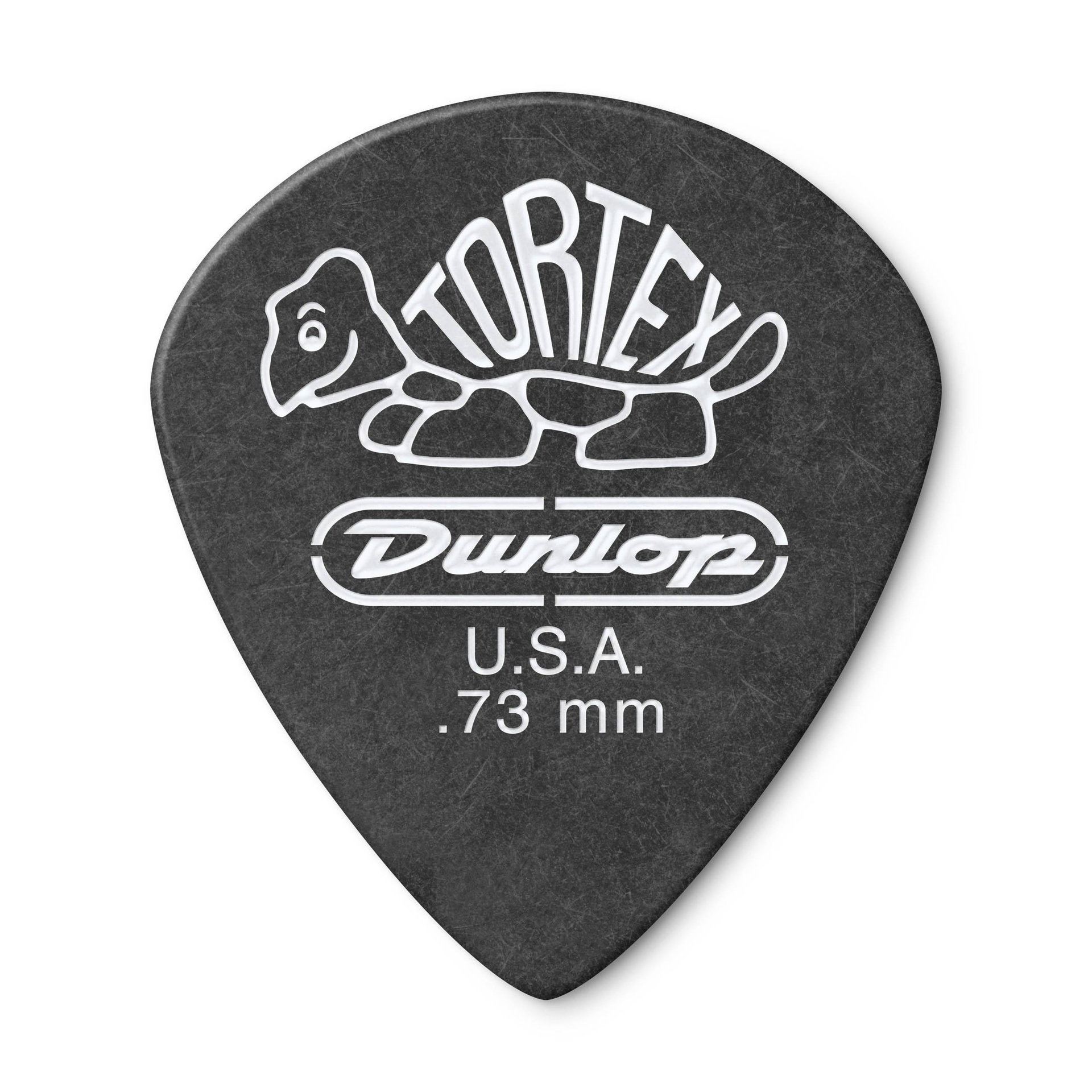 Jim Dunlop 482P073 Tortex Pitch Black