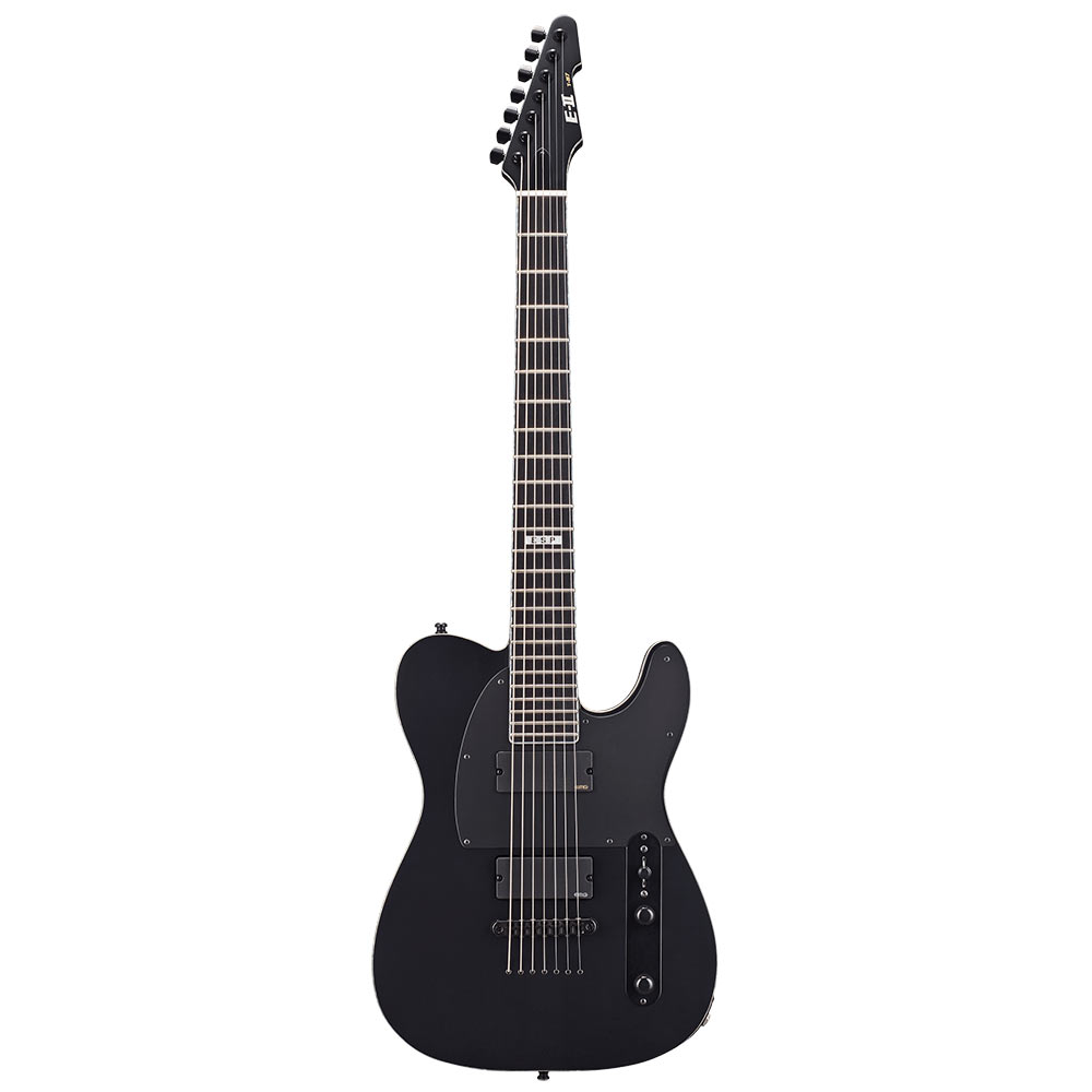 ESP E-II T-B7 Black Satin 7-stīgu