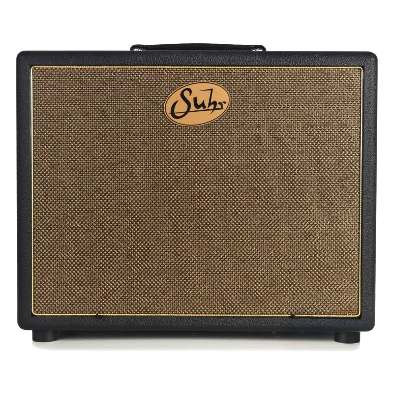 Suhr 1x12 Cabinet, Black, Gold Grill