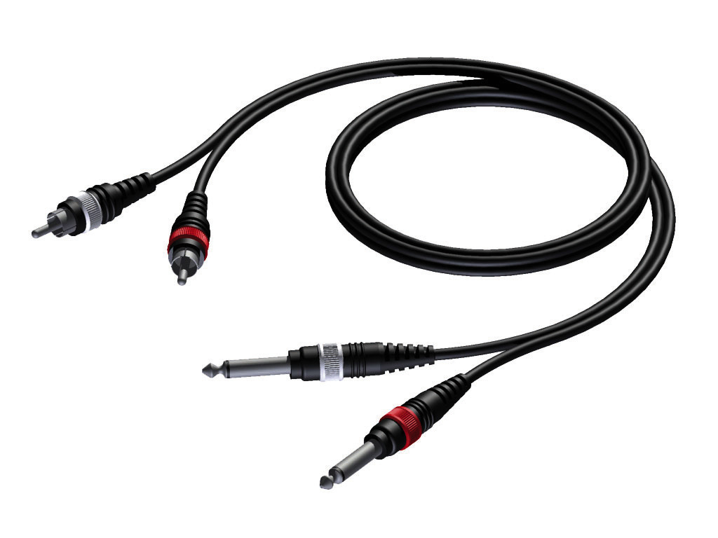 Procab 2 x RCA/Cinch male -