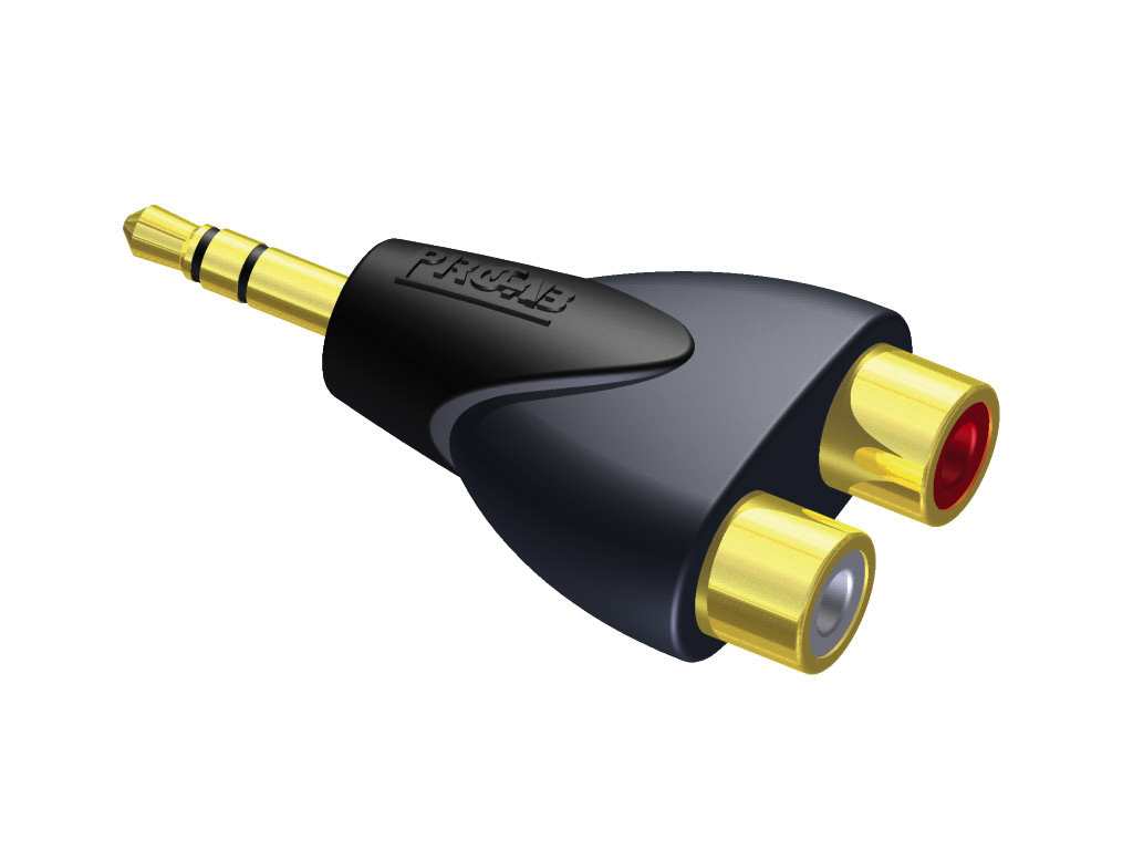 Procab 2 x RCA/Cinch female -